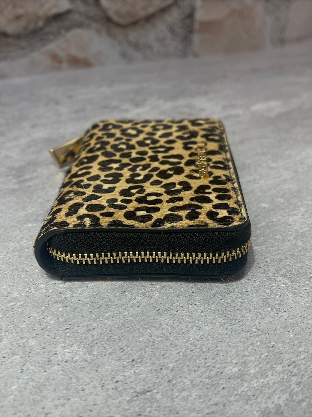 Michael Kors Slater Sling Pack Leopard Print Bag & Wallet Set Calf Hair - Picture 12 of 13